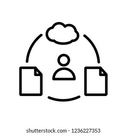 people interact through the cloud download file document