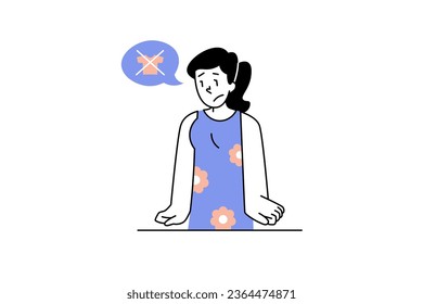 People Interested in Self Development Activity Illustration in flat style design for your education, school organization, finance, and business 