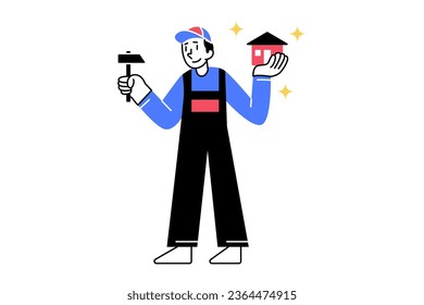 People Interested in Self Development Activity Illustration in flat style design for your education, school organization, finance, and business 