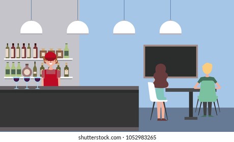 people interior coffee shop or bar restaurant