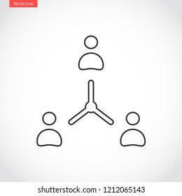 people internet people vector icon eps 10