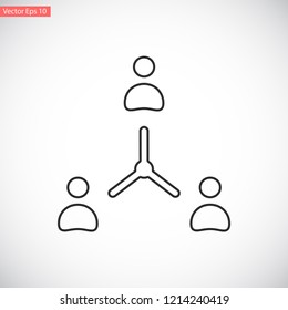 people internet people vector icon eps 10