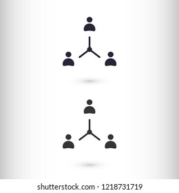 people internet people vector icon eps 10