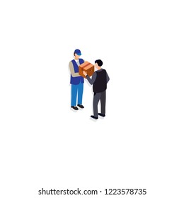 People isometric vector icon