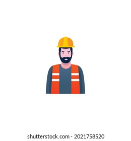 logotipo vectorial de icono plano de trabajo