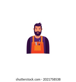 people job flat icon vector logo