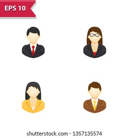 People - Job Icons. Professional, pixel-aligned icons in realistic colors.