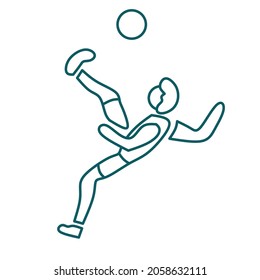 People Jump shot takraw line design