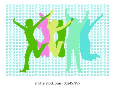 People Jumping