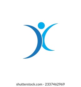 People With K Letter Logo Vector Template