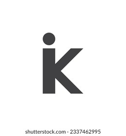 Personas con plantilla de vector de logotipo de letra K