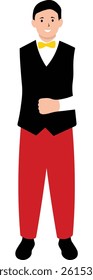 People Labor Day Illustration in Flat Cartoon Design. Isolated on White Background.