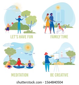 People Lead Healthy, Active and Creative Lifestyle