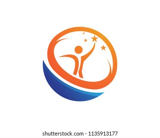 people Leader ship success  and symbols vector