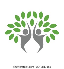 
plantilla de iconos de logotipo de hoja de ruta de personas 1
