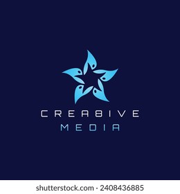 People leaf logo icon flat design template leaf logo icon design template vector illustration	