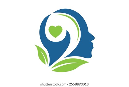 People leaf logo set community logo design for your business