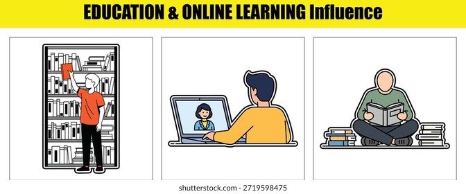 Personas de aprendizaje y estudio en diversas Configuraciones educativas libros de aprendizaje en línea