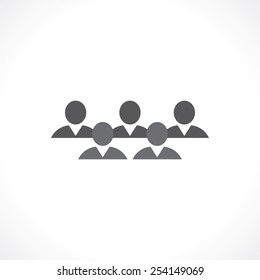 people at the lecture icon