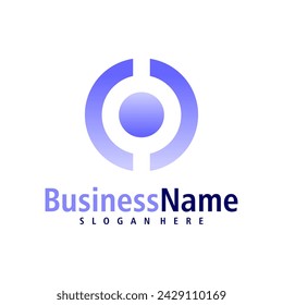 People with Letter I logo design vector. Creative Initial I logo concepts template