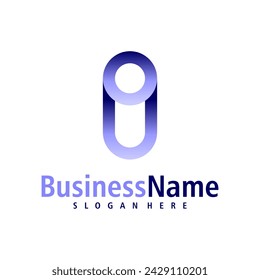 People with Letter I logo design vector. Creative Initial I logo concepts template