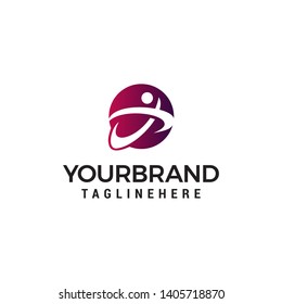 people letter x logo design concept template vector