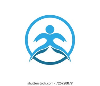 People life logo design template