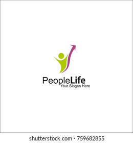 People life vector logo