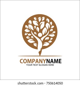 People Life Vector Logo Template