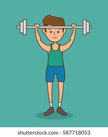 people lifestyle weight lifting