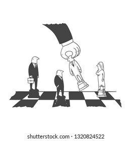People are like chess. People management.