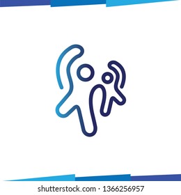 People Line Art logo vector template