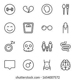 Leute zeigen das Symbol an. Vektorillustration-Symbol im trendigen, flachen Stil auf weißem Hintergrund. Business-Singen für Design.