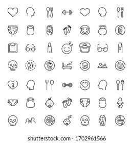 People line icon. Vector symbol in trendy flat style on white background. Business sing for design.