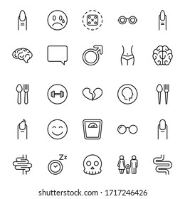 People line icon. Vector symbol in trendy flat style on white background. Business sing for design.