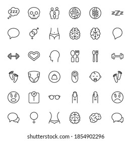 People line icon. Vector symbol in trendy flat style on white background. Business sing for design.