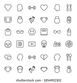 People line icon. Vector symbol in trendy flat style on white background. Business sing for design.