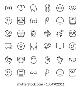 People line icon. Vector symbol in trendy flat style on white background. Business sing for design.