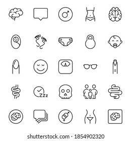 People line icon. Vector symbol in trendy flat style on white background. Business sing for design.
