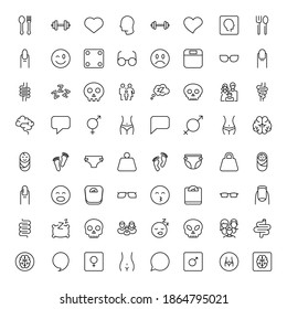 Icono de línea de personas. Símbolo vectorial en estilo plano y a la moda sobre fondo blanco. El negocio canta por el diseño.