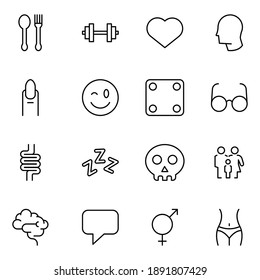 People line icon. Vector symbol in trendy flat style on white background. Business sing for design.