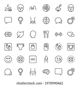 People line icon. Vector symbol in trendy flat style on white background. Business sing for design.