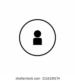 People line icon vector template.