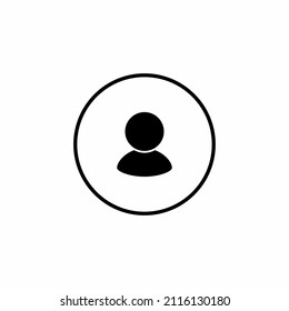 People line icon vector template.