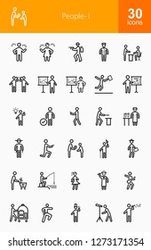 People Line Icons