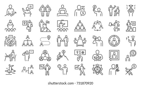 People Line Icons