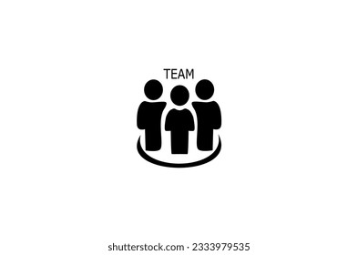 people line icon,vector illustration, linear pictogram isolated on black