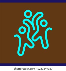 People Line sport and health Logo