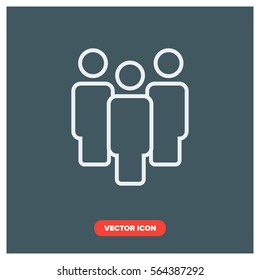 people line vector icon
