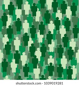 People. Little people.Scattered figures of little men. Vector graphics
